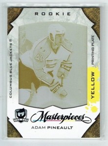 08-09 UD Upper Deck The Cup  Adam Pineault  1/1  Printing Plate  Rookie