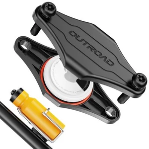 Wasserdichte Airtag Fahrradhalterung versteckt unter Flaschenhalter | M5 schwarz Sicherheitsschrauben - Bild 1 von 6