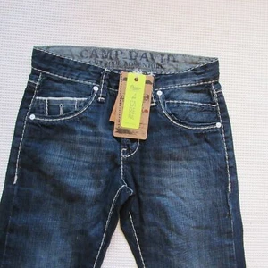 Jeans 100 % Camp David, CD de mezclilla usado oscuro/calce ajustado, talla: W29 L32 - Imagen 1 de 6