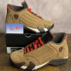 Jordan 14 Retro winterbraun 2021 Größe 8,5 DO9406-200 authentische Herrenschuhe - Bild 1 von 11