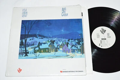 V'LA L'BON VENT Noel En Choeur LP Promo Provate Label Banque Nationale CHRISTMAS - Image 1 of 4