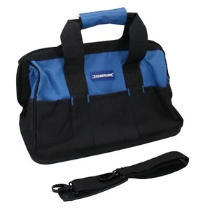 Bolsa de herramientas soporte de almacenamiento base dura de transporte con boca ancha + correas de mango de transporte - Imagen 1 de 3