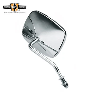 Right Side Replacement Short Stem Mirror Fit For Harley 91875-82T Chrome - Picture 1 of 2