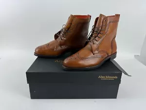 Allen Edmonds Dalton Budapester elegante Stiefel walnussbraun Leder Herren Größe 13 3E - Bild 1 von 12