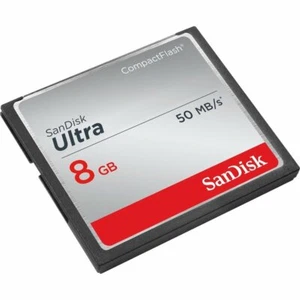Sandisk Ultra Compact Flash Memory Card 8 GB 50 MB/s - Grade A (SDCFHS-008G-G46) - Picture 1 of 1