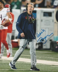 Coach Brent Brennan Autographed 8x10 Arizona Wildcats I510 - Picture 1 of 1