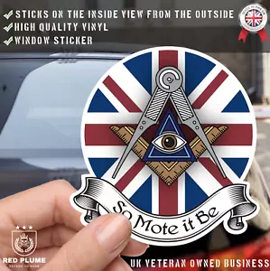 Handwerk Mauerwerk Fenster Vinyl Aufkleber - Union Jack Flagge Design - Bild 1 von 4