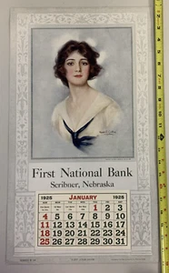 Calendario de Colección 1925 Primer Banco Nacional Blackey State Bank Thomas D. Murphy - Imagen 1 de 22