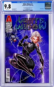 White Widow #2 CGC 9.8 (2019, Absolute) 2nd Printing, Blue Foil Logo Variant B - Picture 1 of 2