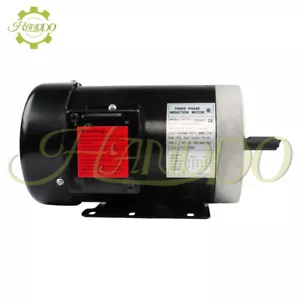 1800 RPM 2 HP 3 Phase 56C Frame General Electric Motor TEFC 230 / 460 Volt 60 HZ - Picture 1 of 21