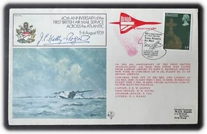 UK - 1979 - 40th Anniv. of first British Atlantic airmail service - on Cover - Picture 1 of 2