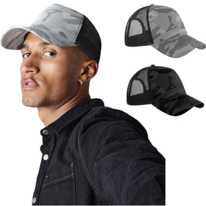 Gorra de Camionero Snapback Gorra Camuflada Malla Béisbol Ajustable Hombres Caza Pesca - Imagen 1 de 8