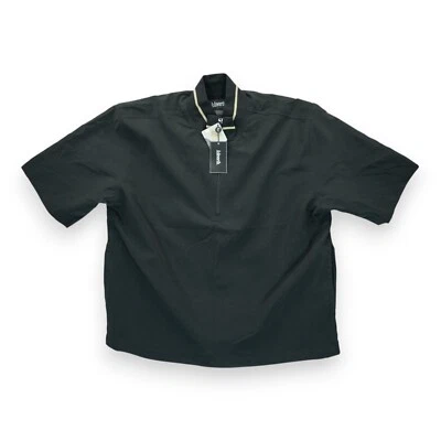 Jaqueta corta-vento Ashworth Teflon golfe masculina preta manga curta média nova com etiquetas - Imagem 1 de 4