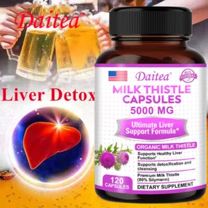 Mariendistel Kapseln | Hochfest 3.000mg 30 bis 120 Silymarin Kapseln Leber - Bild 1 von 11