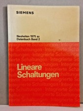 SIEMENS LINEARE SCHALTUNGEN NEUHEITEN 1975 ZU
