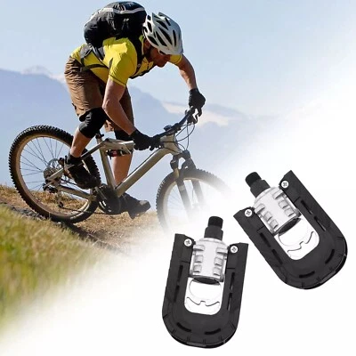 Folding Aluminum Alloy Bike Pedals Non-slip Bicycle Relective Pedal Bike Pedal - Image 1 of 4