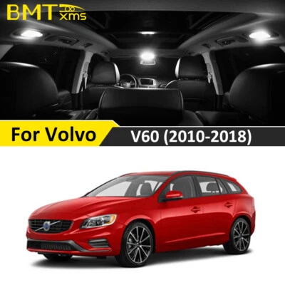 Kit de equipamiento de 19 bombillas LED luz interior 6000K blanco para Volvo V60 2010-2018 Foto 1 de 4