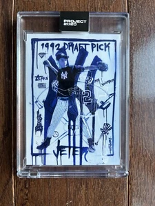 Topps PROJECT 2020 Card 93 - 1993 Derek Jeter by Gregory Siff - Print Run: 48465 - Picture 1 of 2