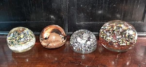 4 Fermacarte - Glass Rare Antique- Murrina- Millefiori - Foto 1 di 19