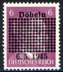Alemania 1945 Post Segunda Guerra Mundial Sobreimpresión Local Döbeln Michel# 1b Como Nuevo En Muy Buen Estado Nueva Gema 💥 - Imagen 1 de 2