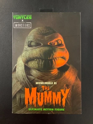 Figura de acción NECA Michelangelo As The Mummy 2022 TMNT x Universal Monsters ¡NUEVA EN CAJA! Foto 1 de 4
