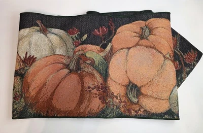 Fall Pumpkin Garden Table Runner By Manual Woodworkers & Weavers 13" x 72"  - Image 1 of 4