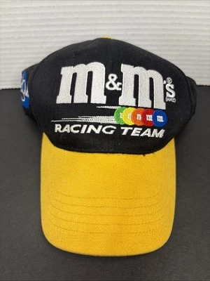 Black Yellow Ken Schrader #36 Nascar Snapback Hat Cap 2000 Auto Racing Headware  - Image 1 of 4