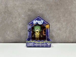 Bluey and Friends Monster Lucky Halloween Kostüm Actionfigur mit Kürbis NEU - Bild 1 von 3