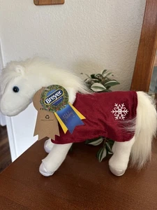 Caballos Breyer 13" Peluche Vacaciones Navidad Juguete de Peluche Alegría Navidad NUEVO con Etiqueta - Imagen 1 de 3