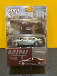 1/64 Mini GT Chase Car Mercedes-Maybach S-680 gold & rot metallic #962 - Bild 1 von 2