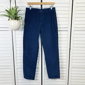 Everlane Azul Uniforme Calce Recto Pana Pantalones Algodón Orgánico Talla 30x30 - Imagen 1 de 9