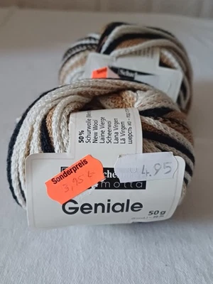 2 Knäuel Geniale a`50g mit der Farbnummer 81 von Schachenmayr - Bild 1 von 4