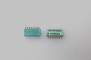 CTS 767161222G Bussed 2.2K Ohm 2% 15-Elemente 16-Pin SMD Widerstandsnetzwerk, QTY-50 - Bild 1 von 3