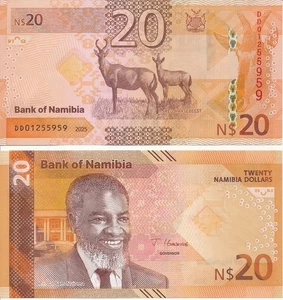 Namibia ___ 20 Dollars 2025 UNC P. W21 Lemberg-Zp - Picture 1 of 1