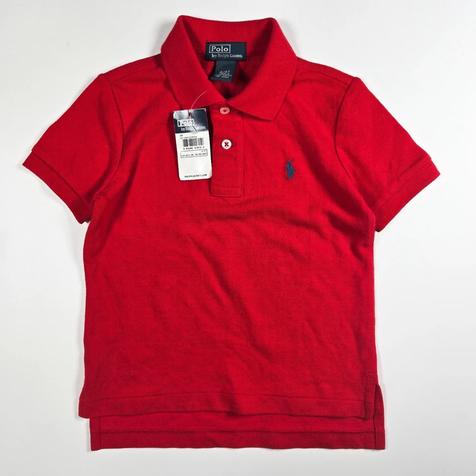 NUEVO Polo Ralph Lauren Niños Rojo Polo 4/4T Navidad Foto 1 de 3