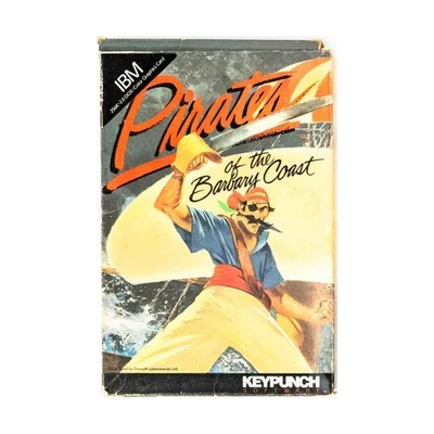 IBM CD-Rom Pirates Of Barbary Coast (PC 5.25") VG+/NM - Image 1 of 2