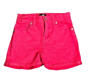 Doll House Hot Pink Jean Shorts Little Girls Size 14/16 - Picture 1 of 6