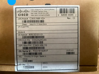 Cisco C3KX-NM-1G Expansion Module For Use With Cisco 3560X & 3750X NEW -Inc VAT - Image 1 of 4