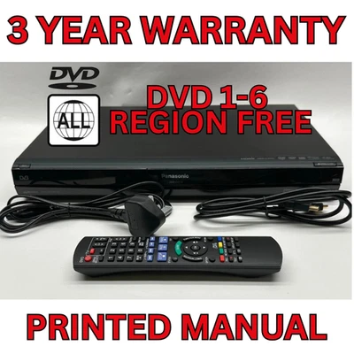 Panasonic DMR-EX773 Freeview 160GB HDD & DVD Player recorder Region Free Remote - Image 1 of 4