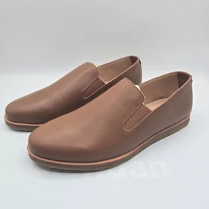 Booyed Braun - Hellbraun Schuhe Herren 10 Slipper Leder Halbschuh Neu im Karton Neu - Bild 1 von 12