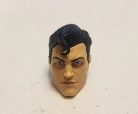 McFarlane DC Rebirth Superman Clark Kent Male Head For Custom Fodder 7" Scale Cover
