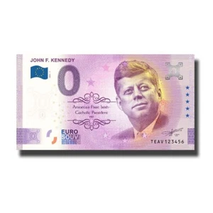 Billetes de recuerdo Euro Souvenir Ireland TEAV 2021-1 John F. Kennedy - Imagen 1 de 2
