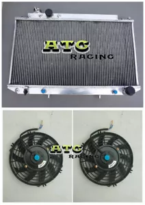 Radiator+Fan for Toyota Cressida Mark II MX83 7M-GE 3.0L AT/MT 1989-1993 - Picture 1 of 8