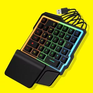 New 35 Keys Single One Hand Mechanical Gaming Keyboard Mouse Wired for Computer - Picture 1 of 1