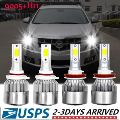 6000K para Cadillac SRX 2010-2016 - Kit de faros LED combo haz alto y bajo Foto 1 de 4