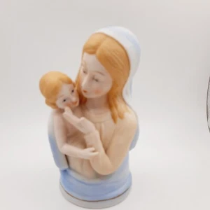 Madre María Niño Jesús Luz Nocturna Porcelana *Sin Luz VER FOTOS PARA VER ESTADO  - Imagen 1 de 6