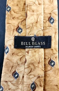 Men's Neck Tie Bill Blass  Silk L59" W4" - Picture 1 of 3