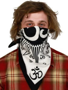 Bandana Sunshine Joy Om Sun Negra 22"x22" ENVÍO GRATUITO - Imagen 1 de 4