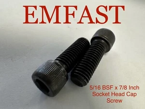 5/16 BSF x 7/8 steel socket head cap screw allen key drive bolt headed model - Picture 1 of 4