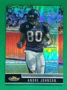 2008 Topps Finest REFRACTOR VERT /299 Andre Johnson NICE Houston Texans / Miami - Photo 1 sur 3